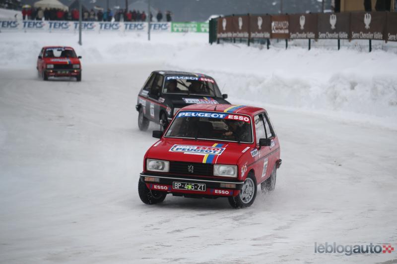  - A Serre Chevalier, les Peugeot 104ZS renouent avec la tradition de la Coupe 104 sur glace. 2