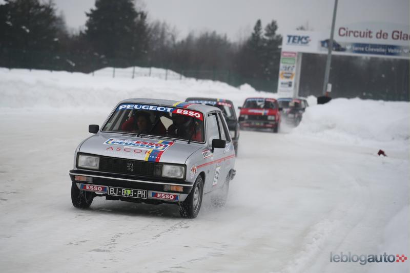  - A Serre Chevalier, les Peugeot 104ZS renouent avec la tradition de la Coupe 104 sur glace. 4