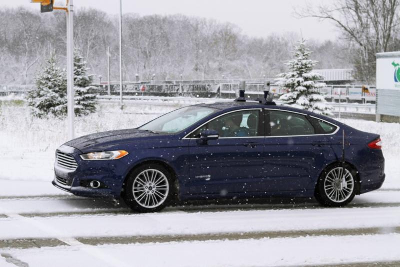  - La voiture autonome Ford à l'épreuve de la neige 1