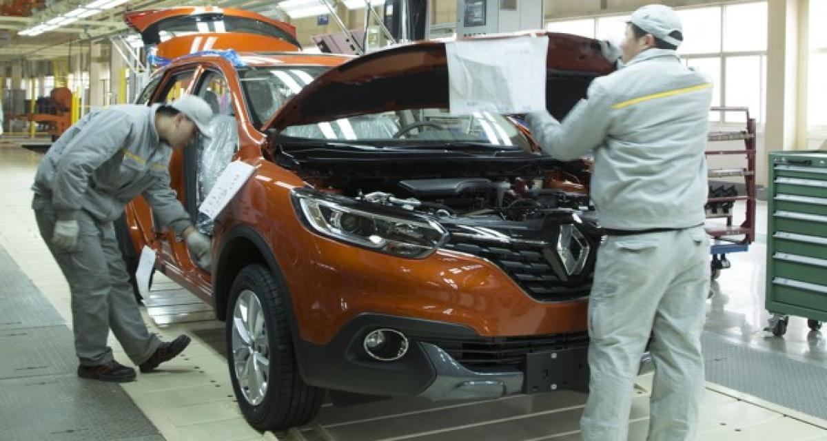Renault inaugure l'usine de Wuhan en Chine pour produire des Kadjar