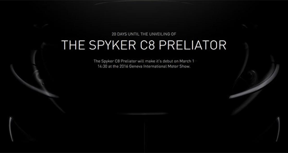 Genève 2016 : Spyker C8 Preliator
