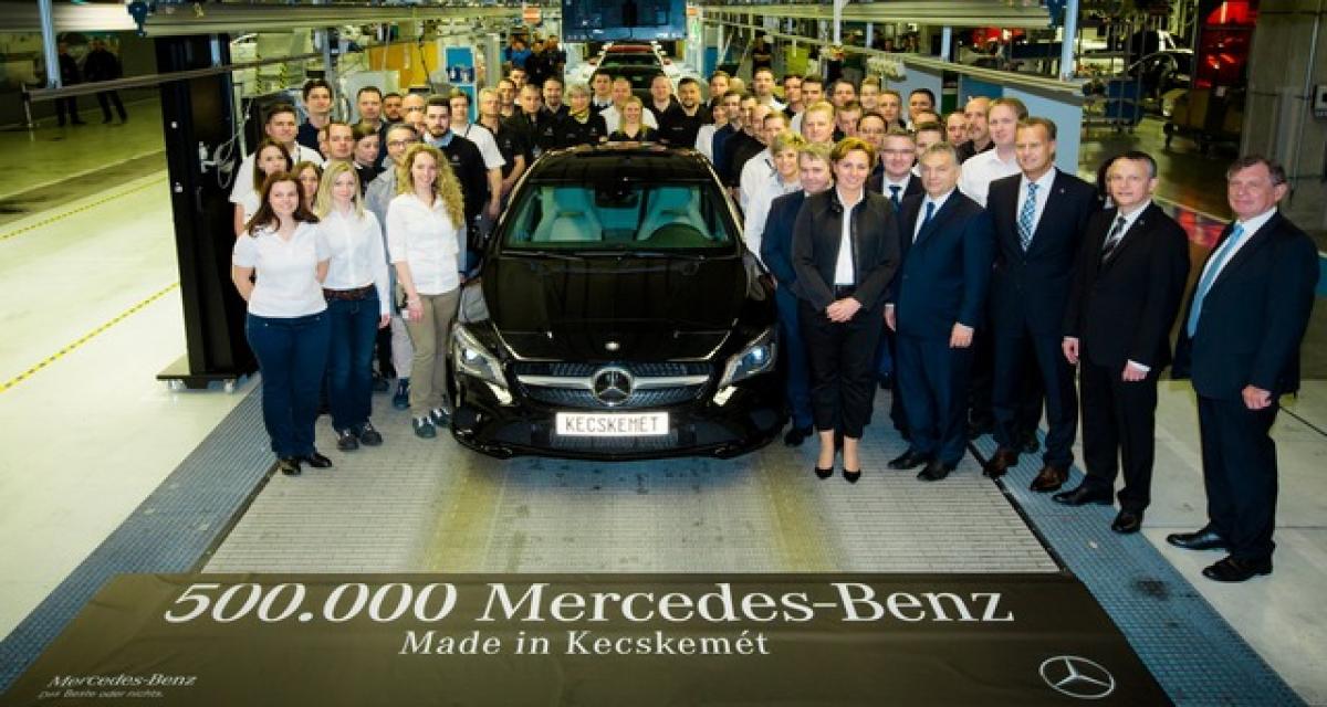 500 000 Mercedes produites à Kecskemét