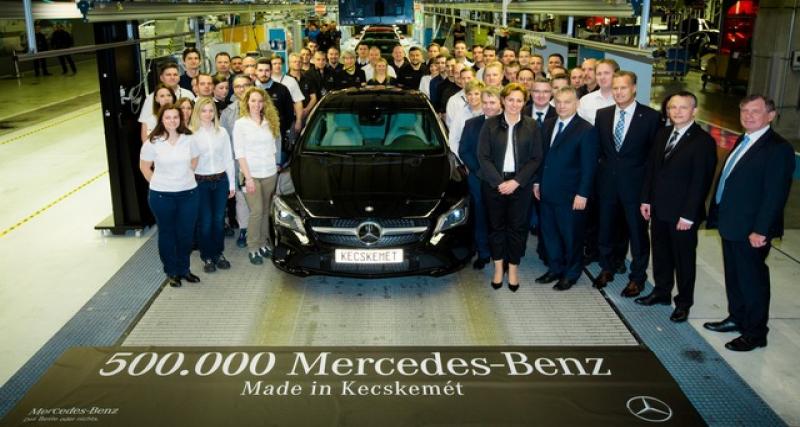  - 500 000 Mercedes produites à Kecskemét