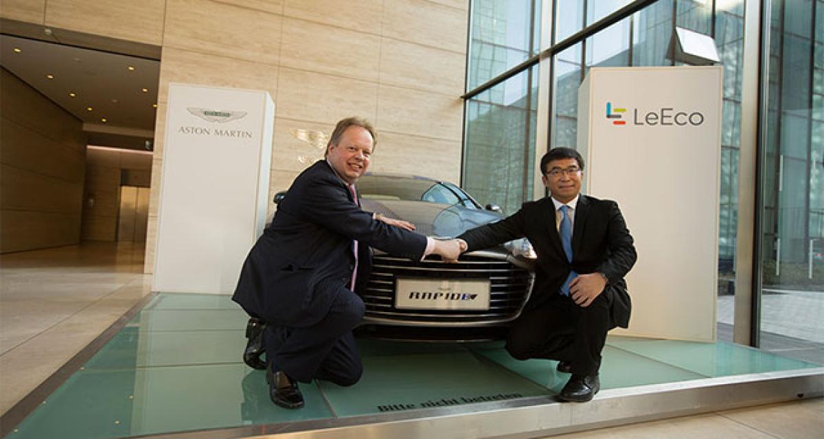 Aston Martin partenaire de LeEco pour produire la RapidE en 2018