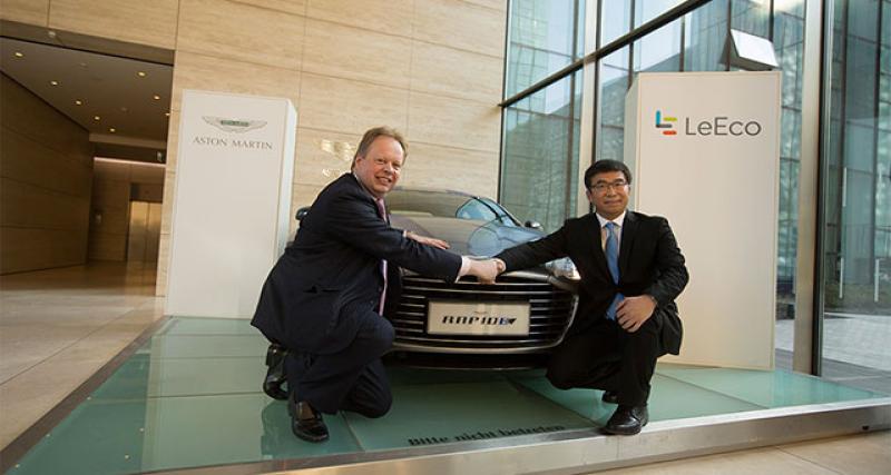 - Aston Martin partenaire de LeEco pour produire la RapidE en 2018