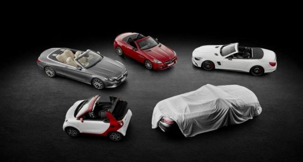 Genève 2016 : nouveau teaser pour la Mercedes Classe C Cabriolet