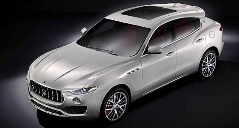  - Genève 2016 : Maserati Levante, premières images officielles