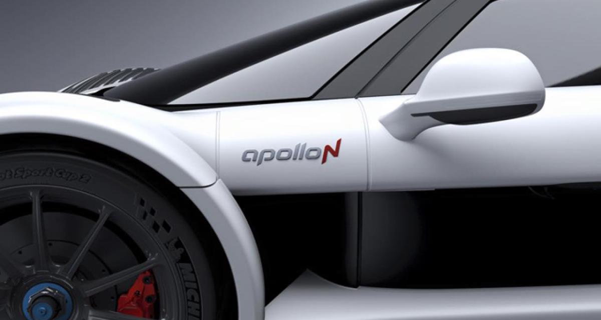 La nouvelle ApolloN d'Apollo Automobil en mode teasing