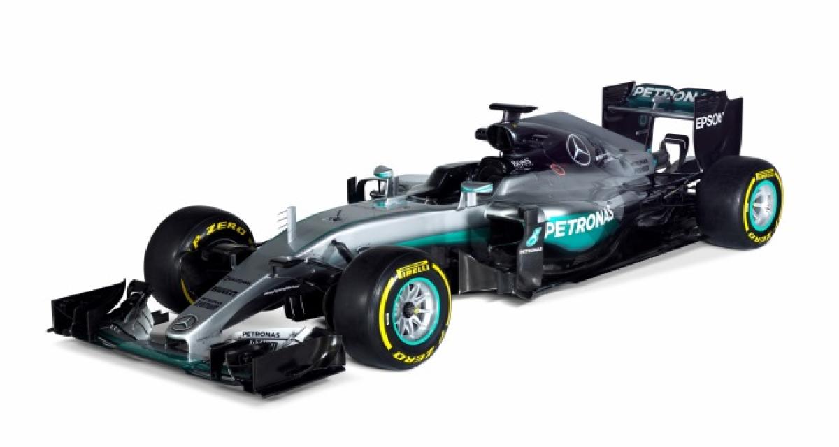 F1 2016 : Mercedes W07 évolution d'une championne