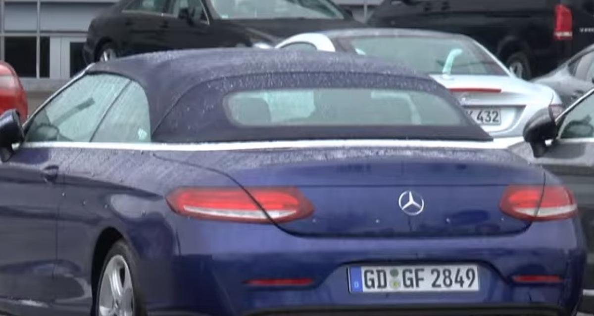 Spyshots : Mercedes Classe C Cabriolet