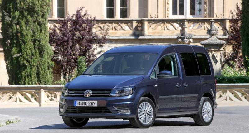  - Genève 2016 - Le Volkswagen Caddy TGI à boîte DSG y sera