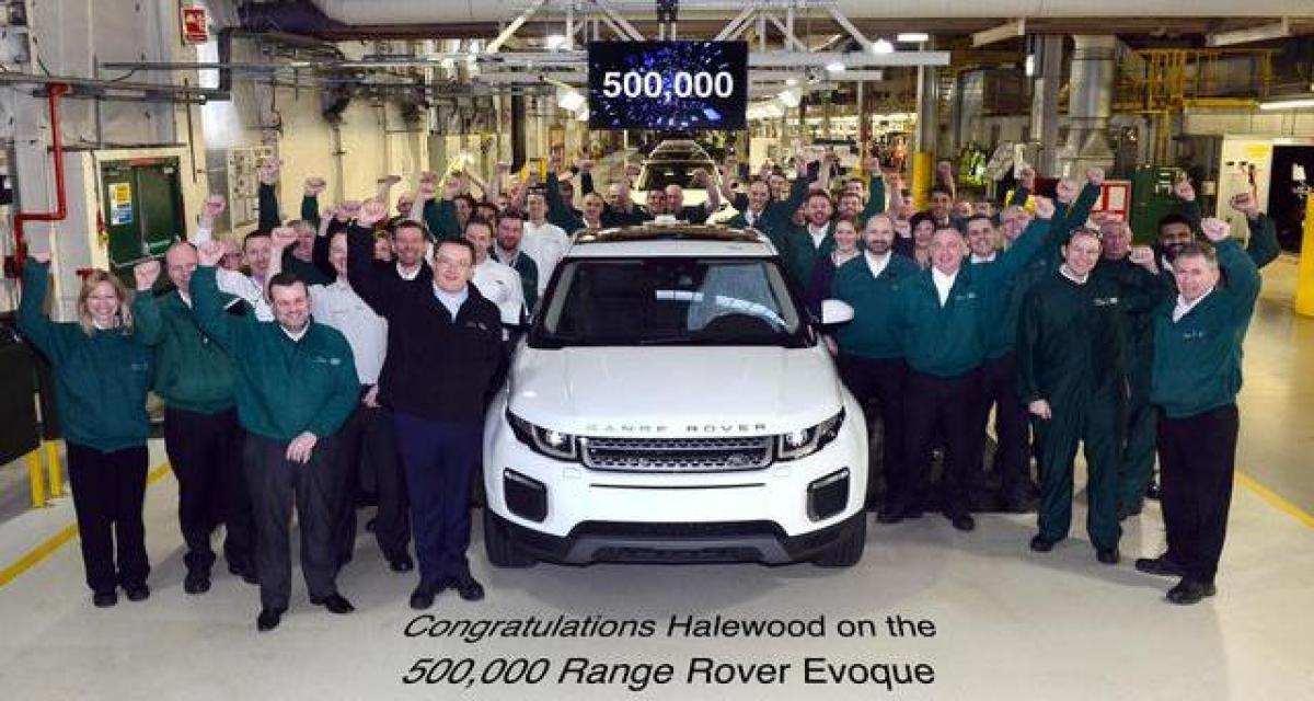 500 000 Range Rover Evoque au compteur