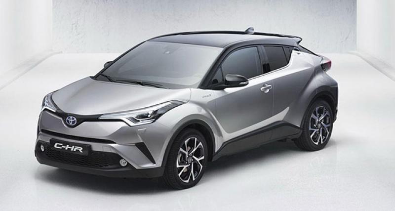  - Genève 2016 : Premières images de la Toyota C-HR en fuite