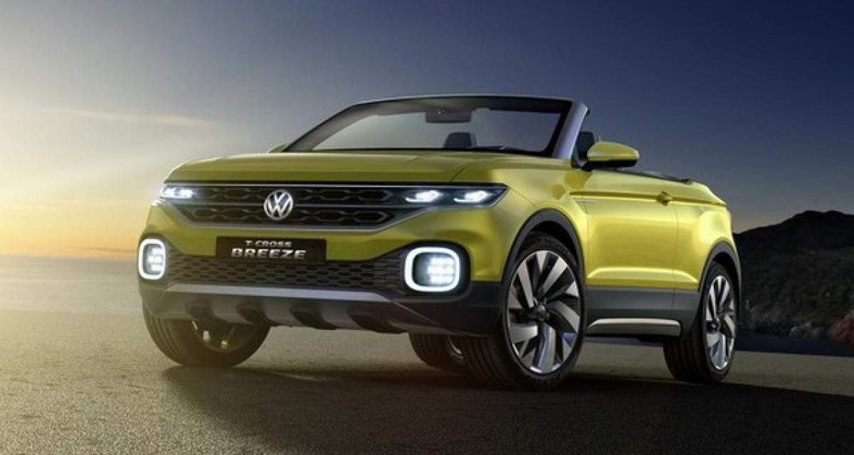 Genève 2016 : Volkswagen T-Cross Breeze Concept