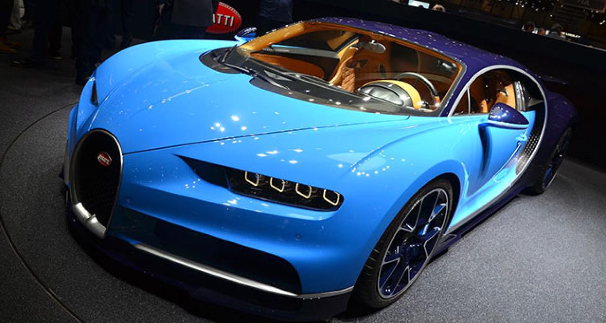 Genève 2016 live : Bugatti Chiron