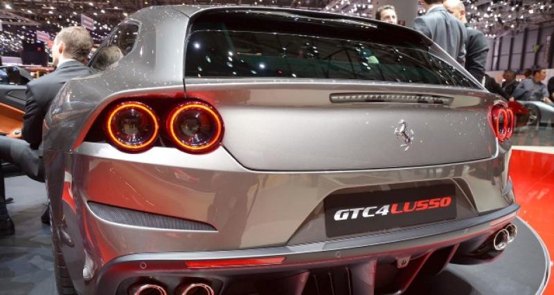  - Genève 2016 live : Ferrari GTC4 Lusso, ne l'appelez plus FF