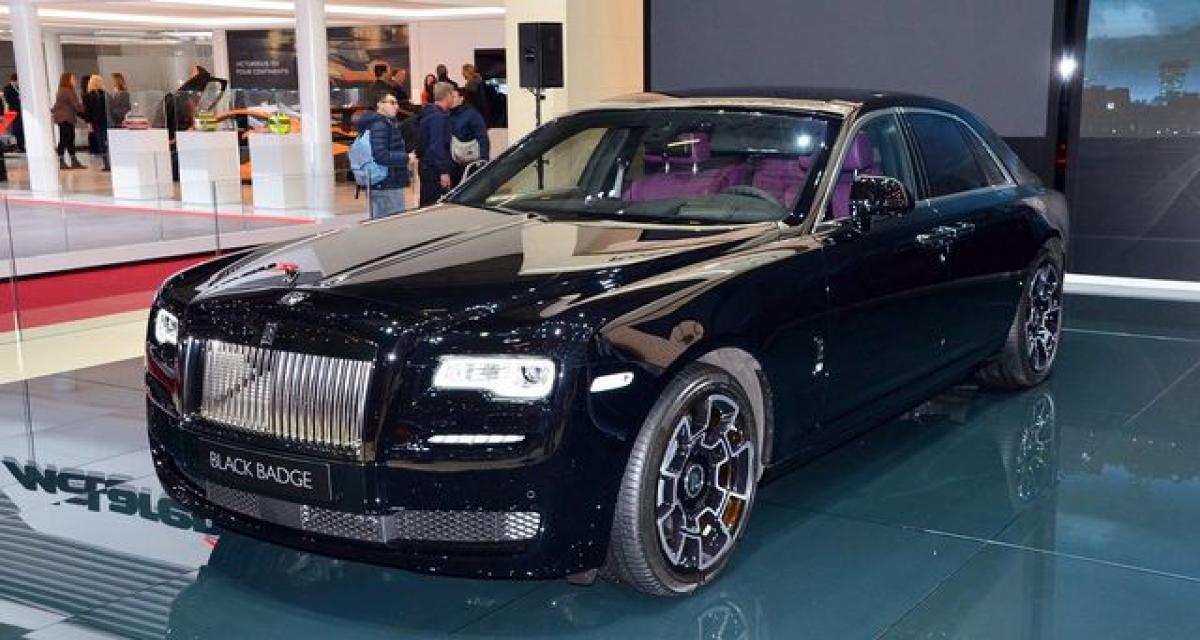 Genève 2016 live : Rolls-Royce Black Badge