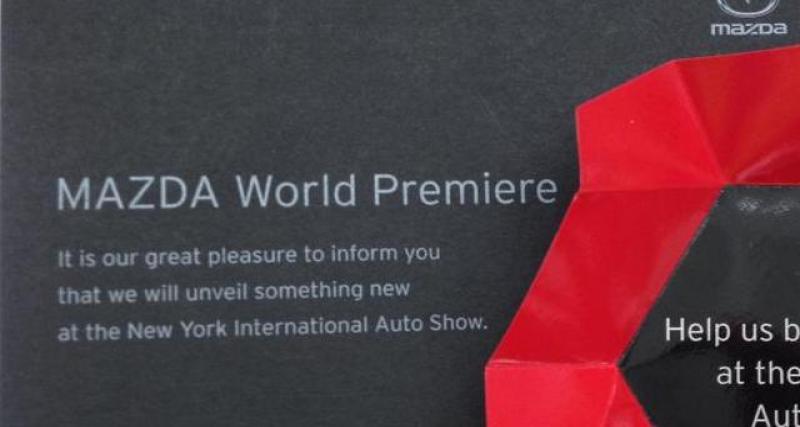  - New-York 2016 : Mazda confirme une première mondiale