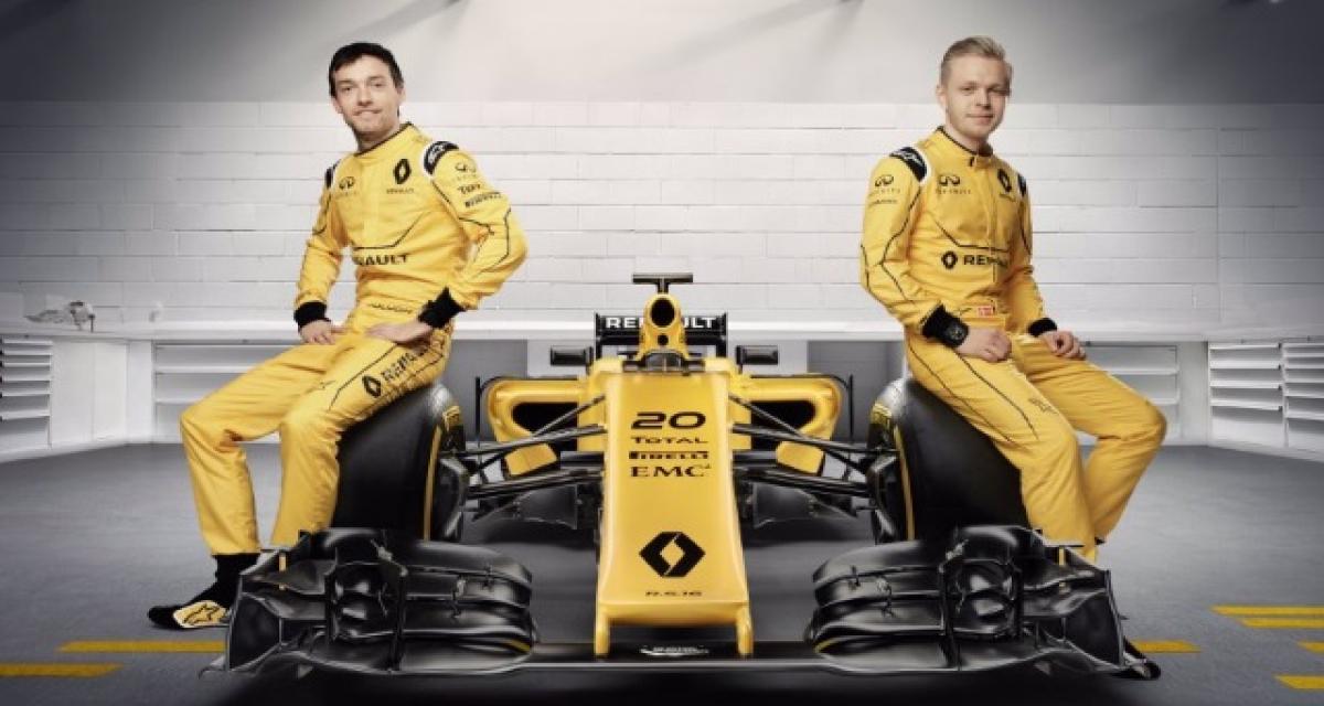 F1 2016 : La Renault R.S.16 surfe en jaune