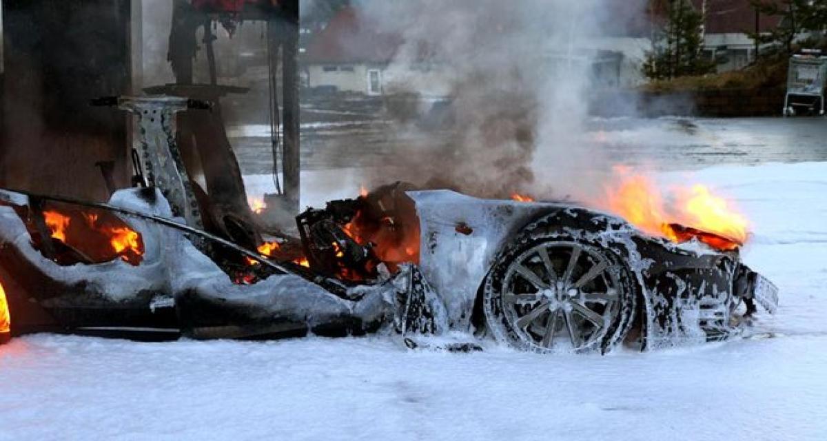 Incendie d'une Tesla Model S en Norvège : les conclusions
