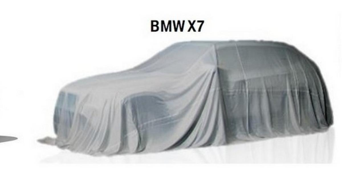 Le futur BMW X7 s'annonce en pointillés