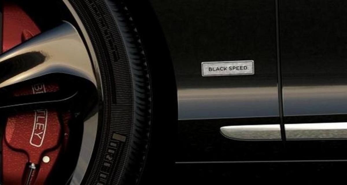 Bentley Continental GT Black Speed : dix exemplaires