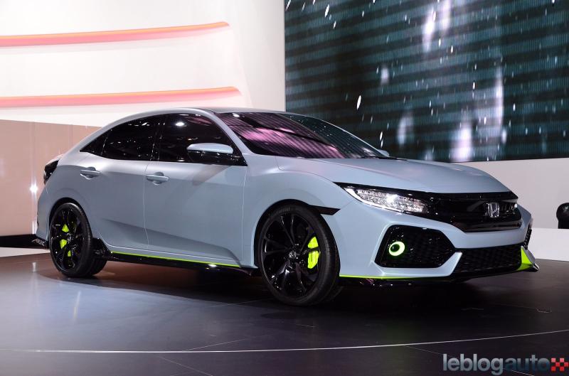  - Genève 2016 live : Honda Civic hatchback 1