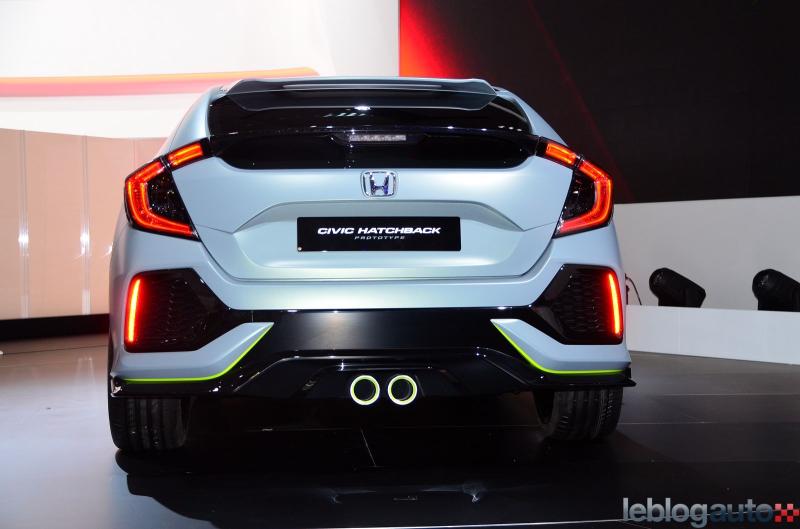  - Genève 2016 live : Honda Civic hatchback 1