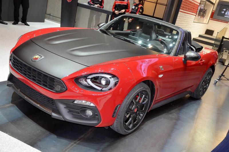  - Genève 2016 live : Abarth 124 spider et Abarth 124 rally 1