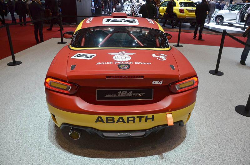  - Genève 2016 live : Abarth 124 spider et Abarth 124 rally 1