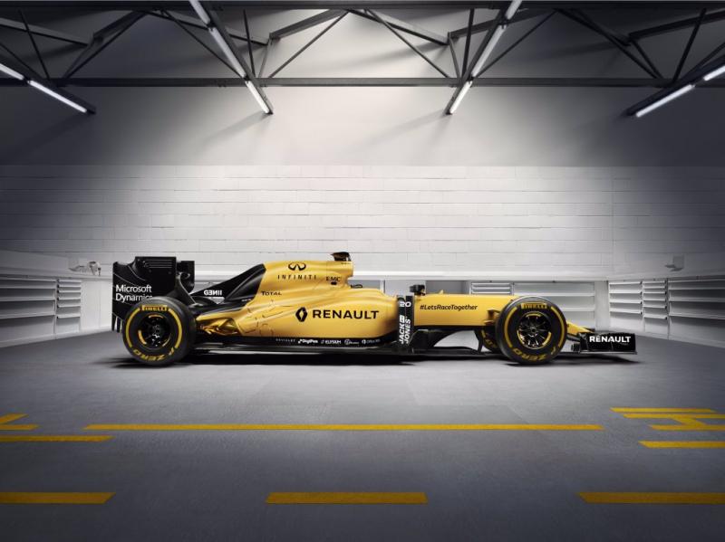  - F1 2016 : La Renault R.S.16 surfe en jaune 1
