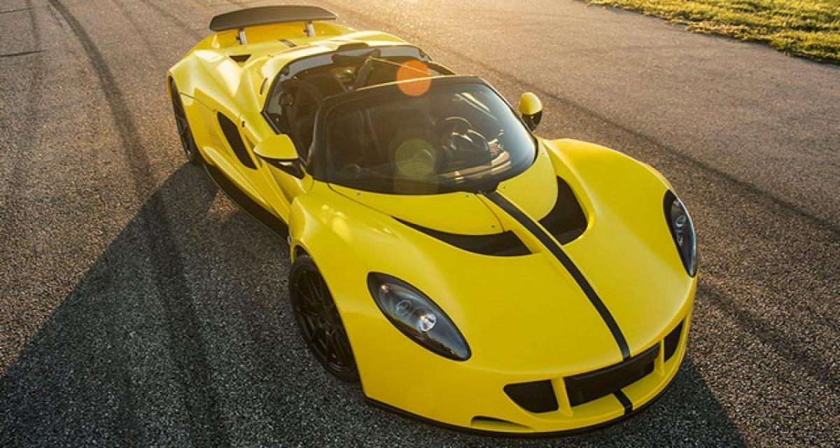 Hennessey Venom GT Spyder : record du monde en approche