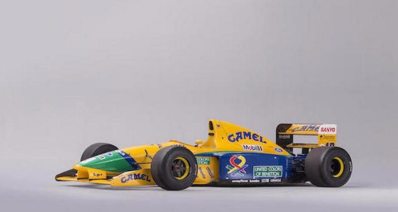  - Une Benetton pilotée par Michael Schumacher à vendre