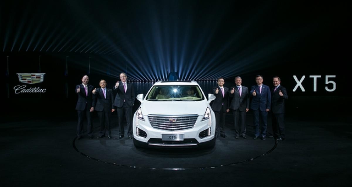 Cadillac XT5 : lancement officiel en Chine