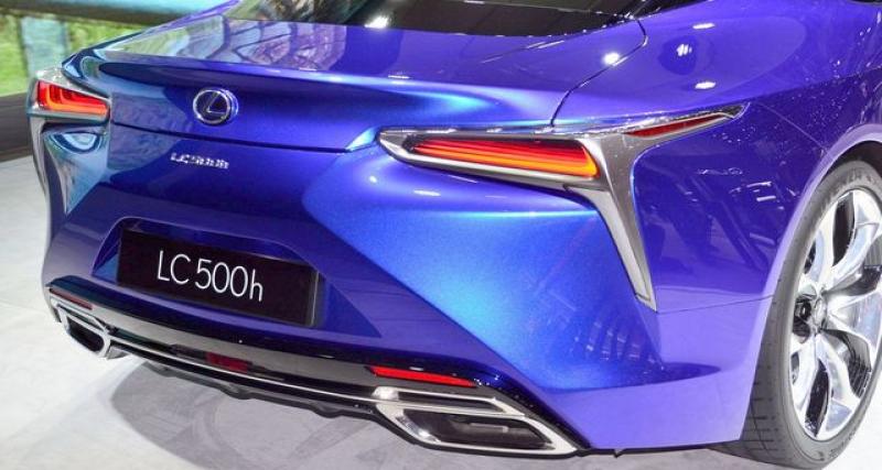  - Lexus LC 500h : nouveaux détails