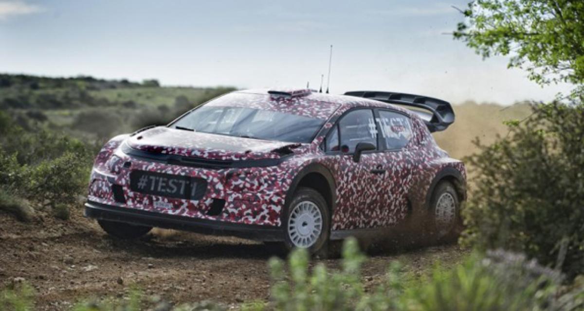 Citroën revient sur les premiers essais de sa nouvelle WRC
