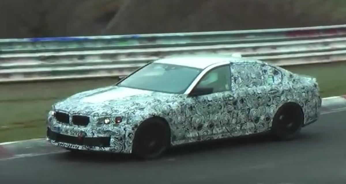 Spyshot : la BMW M5 ferraille et chante au Nürburgring