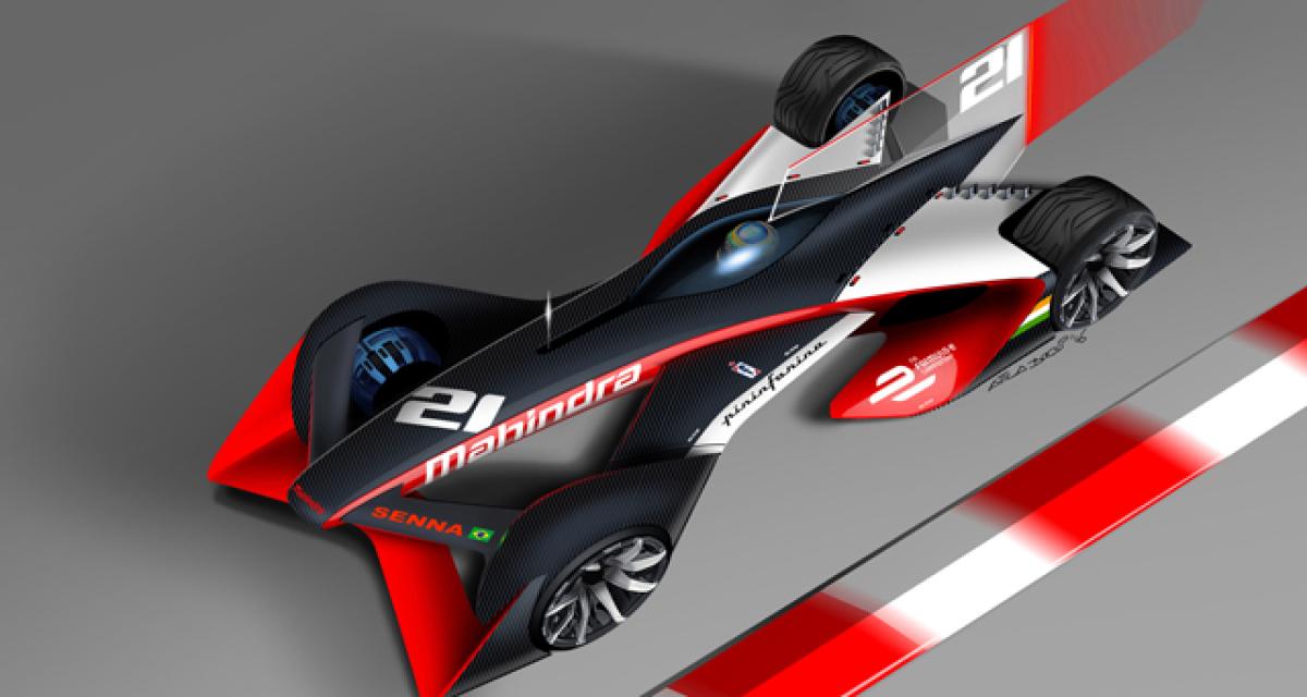 Mahindra et Pininfarina imaginent la Formule E de demain