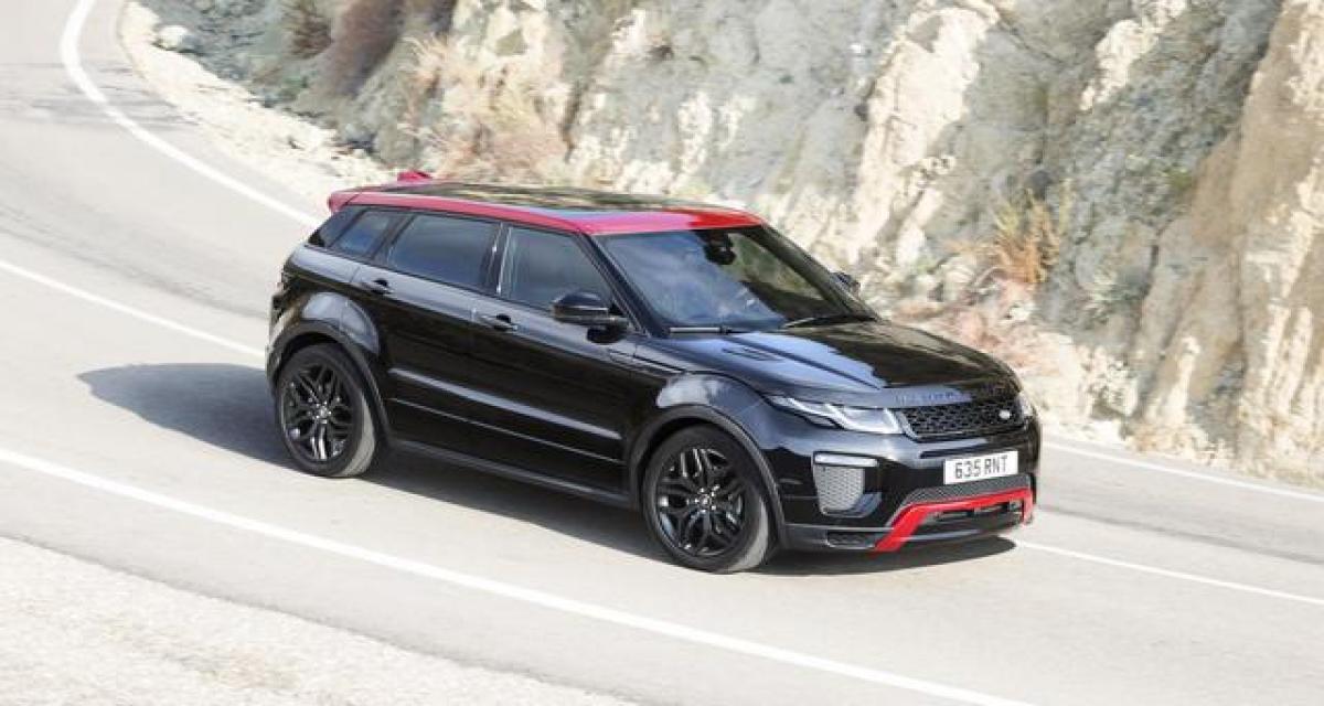 Range Rover Evoque Ember Special Edition : le rouge et le noir