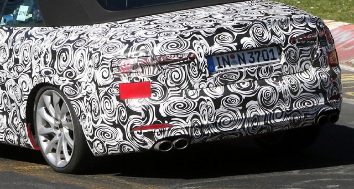 Spyshot : l'Audi S5 Cabriolet muscle son jeu au Nürburgring