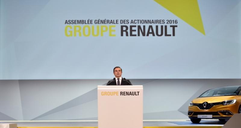  - Renault : la rémunération de Carlos Ghosn contestée mais entérinée