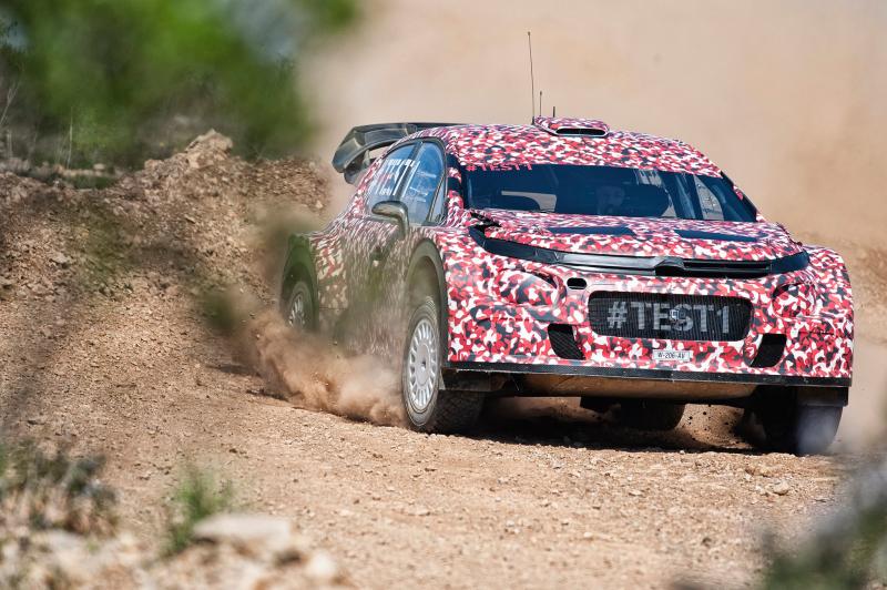 La future Citroën C3 WRC en test 1