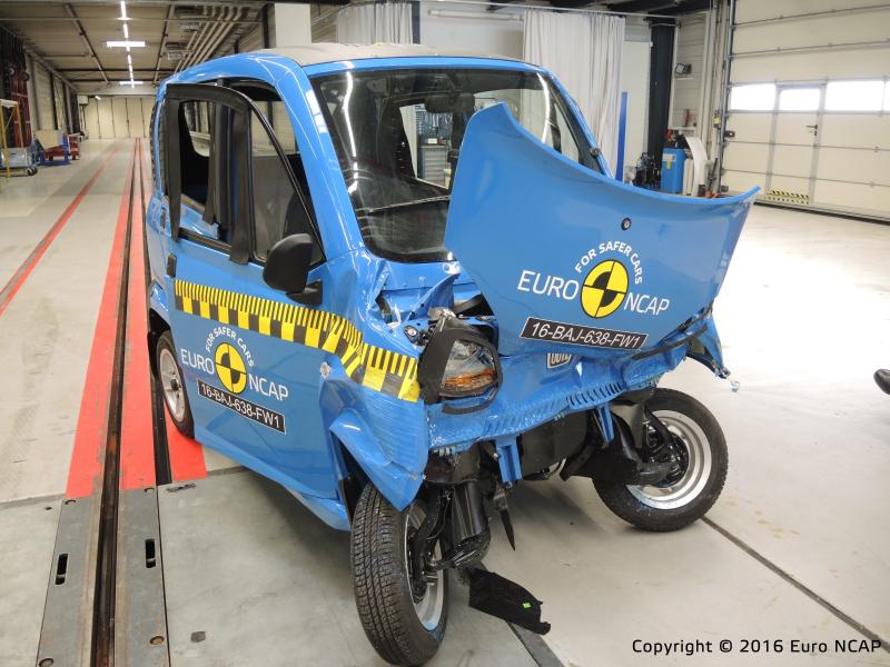 - L'EuroNCAP s'intéresse encore aux quadricycles (et ce n'est toujours pas joli) 1