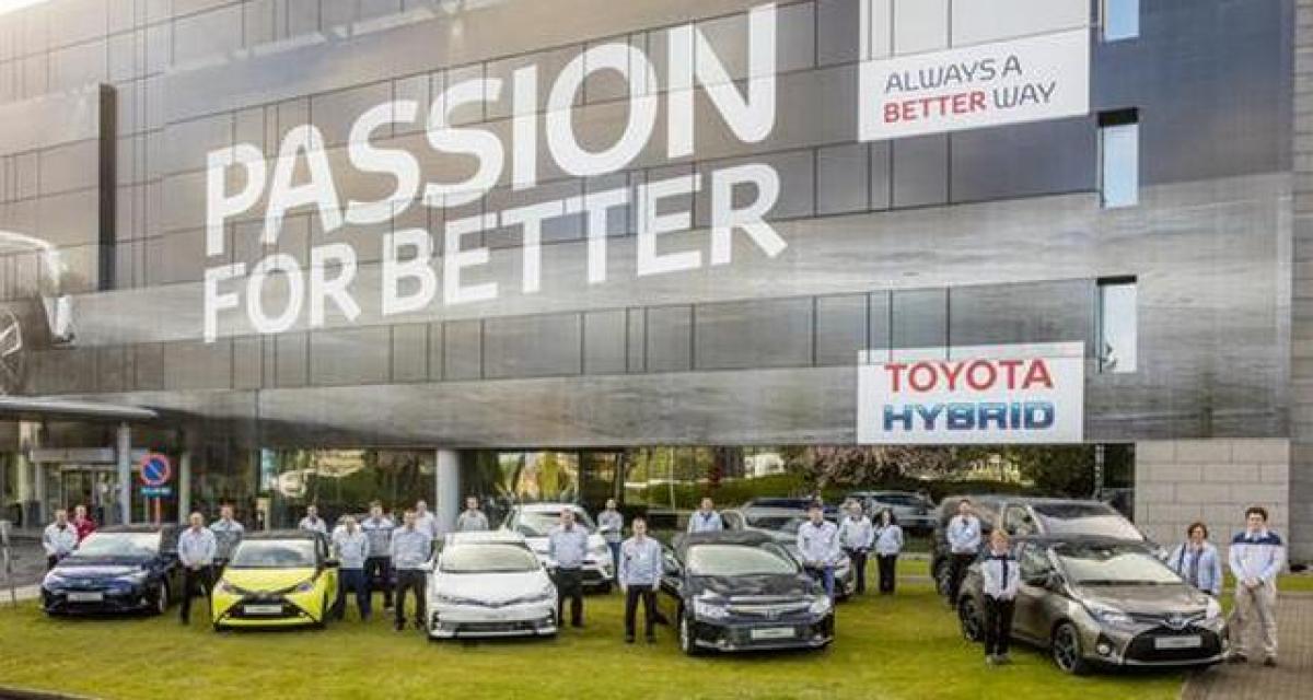 Toyota Europe : 10 millions d'unités produites