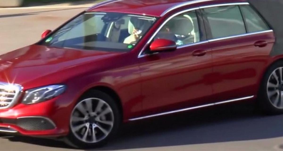 Spyshot : Mercedes Classe E Break, la belle rouge