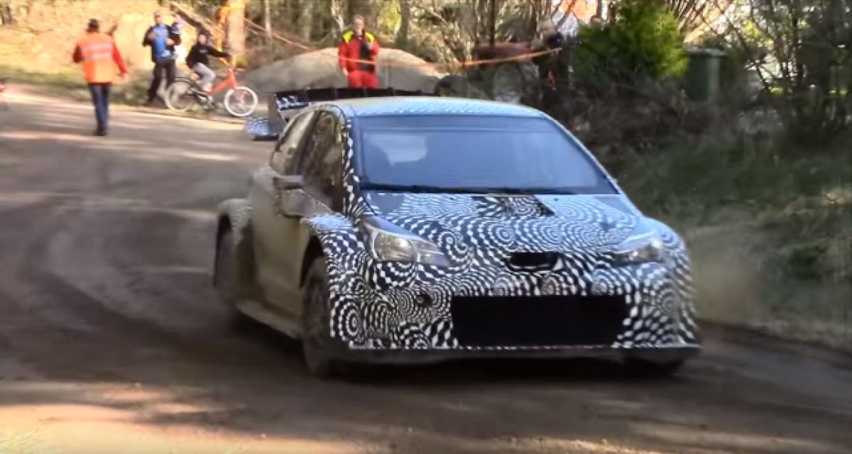 La future Toyota Yaris WRC 2017 se refait prendre en vidéo
