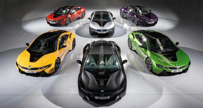  - La BMW i8 prend des couleurs