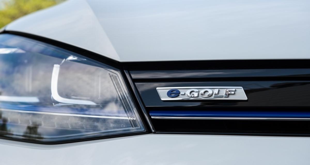 Volkswagen e-Golf : fortes évolutions programmées