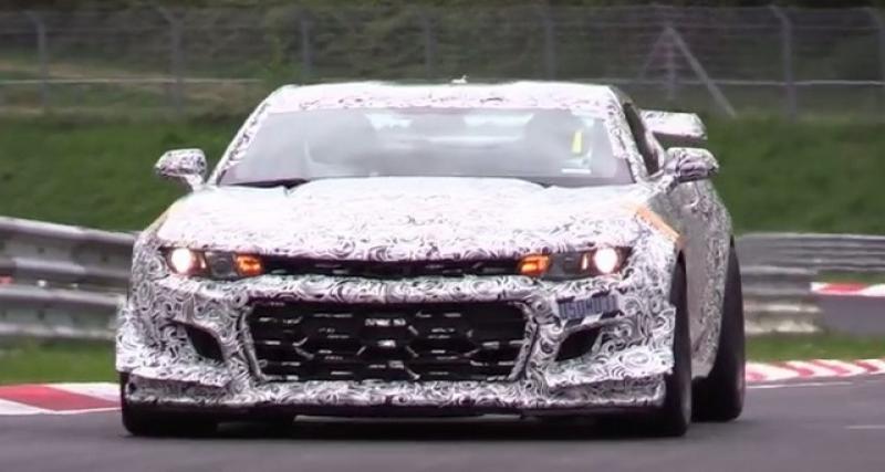  - Spyshot : la Chevrolet Camaro Z/28 muscle son jeu au Nürburgring