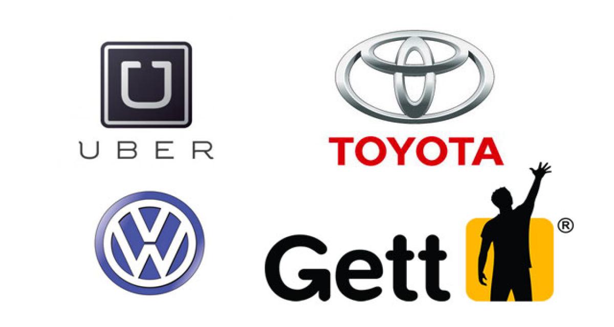 Toyota mise sur Uber, et Volkswagen sur Gett